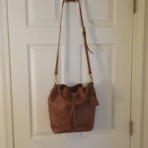 Madewell Lafayette Leather Bucket Bag